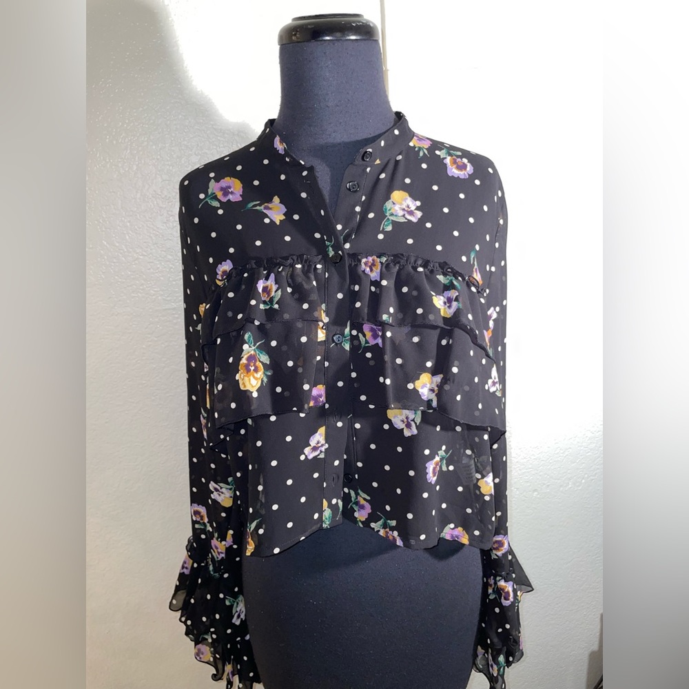 Forever 21 Floral Button Up